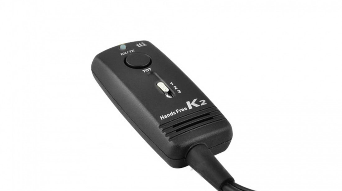 Kit Handsfree TTi pentru statii radio CB TTi THF-100 K2, cu microfon cu 6 pini, buton PTT si comutator reglare functie TOT k2-tti