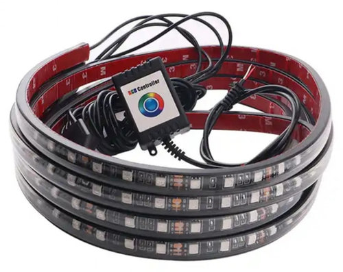 Kit Iluminare Auto, RGB, Control Sunet Voce, 2 Buc X 60 cm Si 2 Buc X 90 cm IM-60-90