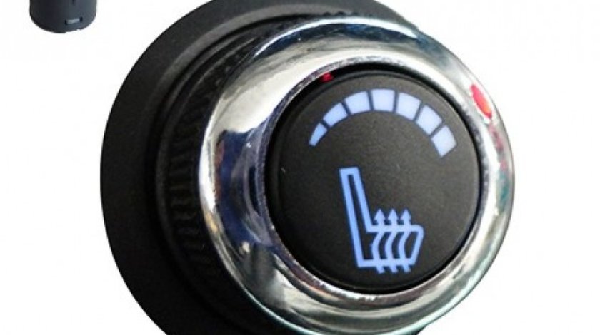 Kit Incalzire In Scaune Auto Carbon Buton OEM PEUGEOT LUXURY 6 Pozitii Montaj Profesional In