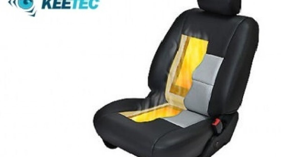 Kit Incalzire In Scaune Auto Carbon KEETEC CSH1 by Edotec Butoane HI / OFF / LOW DEDICAT FIAT