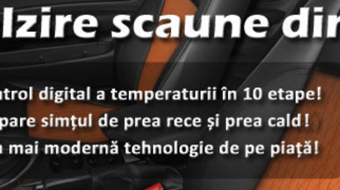 KIT INCALZIRE IN SCAUNE CARBON DEDICATE VW SKODA SEAT BUTOANE OEM 5 TREPTE MONTAJ PROFESIONAL