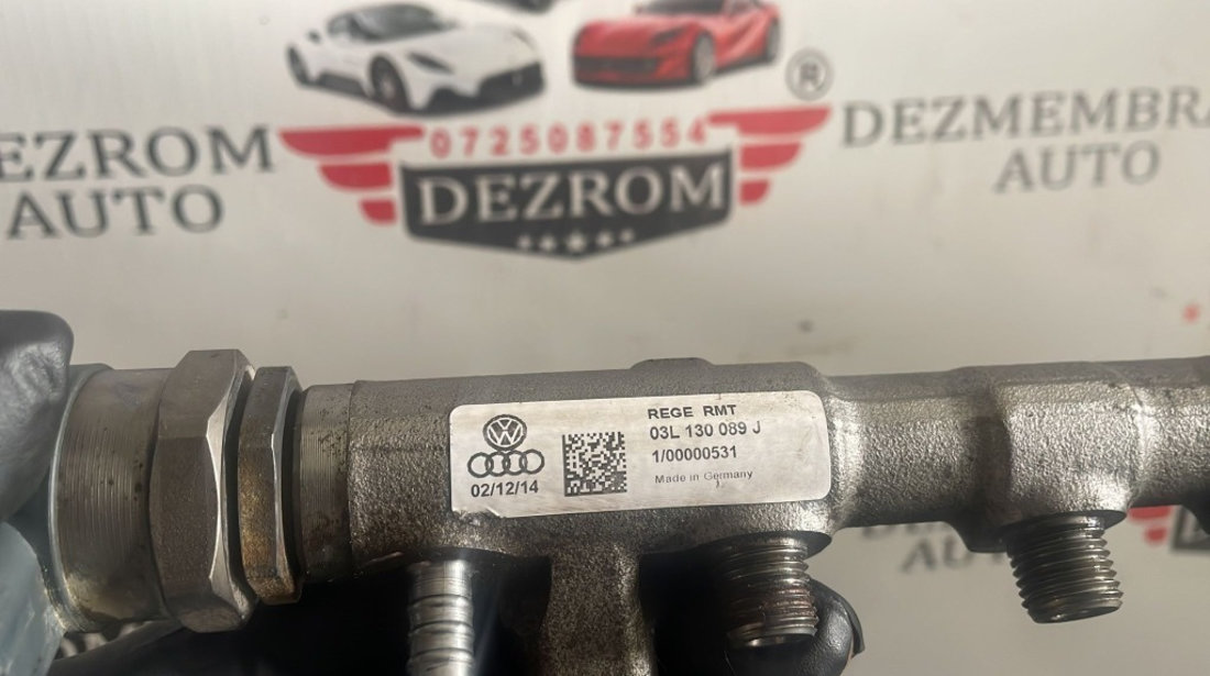 KIT Injectie AUDI A3 (8PA) 2.0 TDI quattro 170cp cod: 03L130755AB, 03L130277Q, 03L130089J