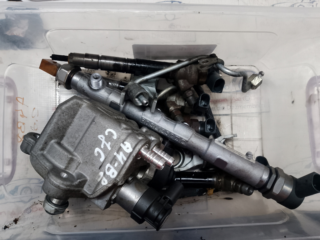 Kit injectie complet Audi A4 B8 2.0 2012, 03L130277J / 03L130089Q / 03L130755AC