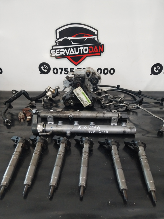 Kit injectie complet Mercedes-Benz X-Class (2017-2020) [W470] 3.0 Motorina 2019, 0445010244 / A6420701201 / A6420105612 / A6420703095 / A6420701187 / 0445116026