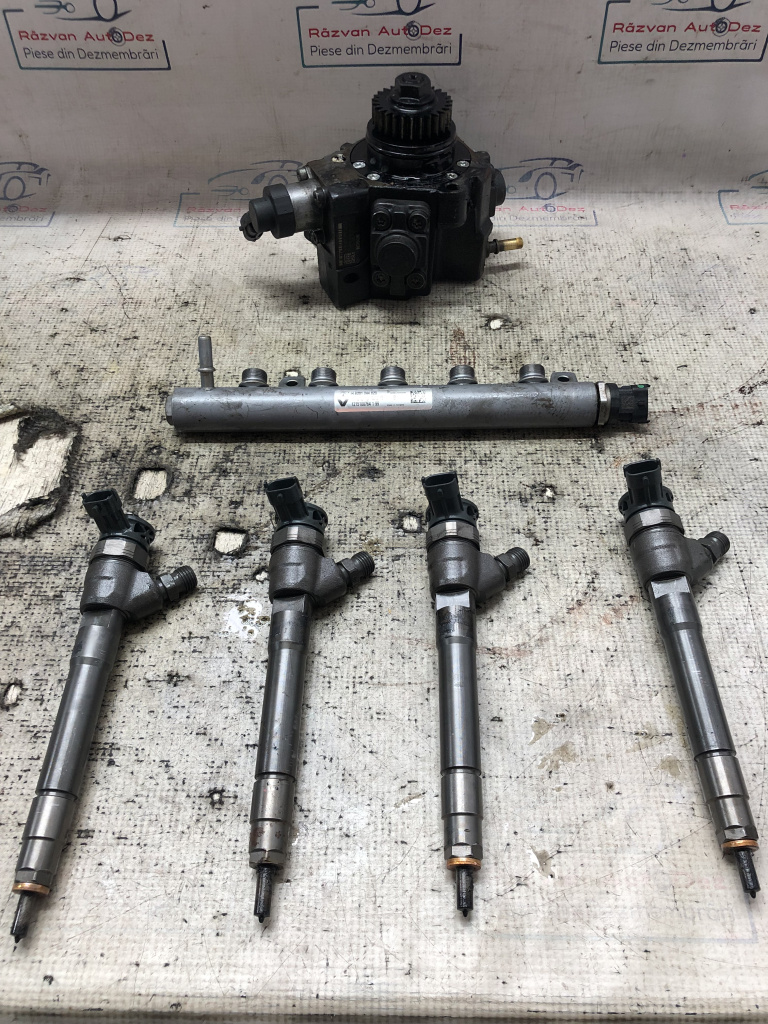 Kit injectie complet Nissan Qashqai 1.6 Motorina 2012, 167002972R / 175216420R / 0445110414