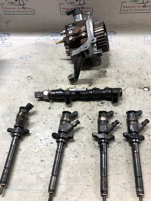 Kit injectie complet Peugeot Partner 1.6 Motorina 2008, 9683703780 / 9654592680 / 9811030302412
