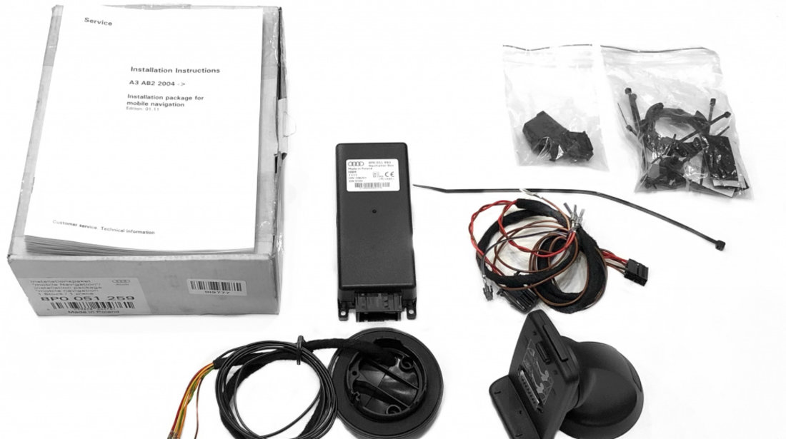 Kit Instalatie Sistem Navigatie Oe Audi A3 8P 2003-2013 8P0051259