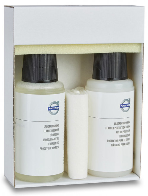 Kit Intretinere Piele Detergent Curatare + Crema Protectie Oe Volvo 2 X 250ML 32447169