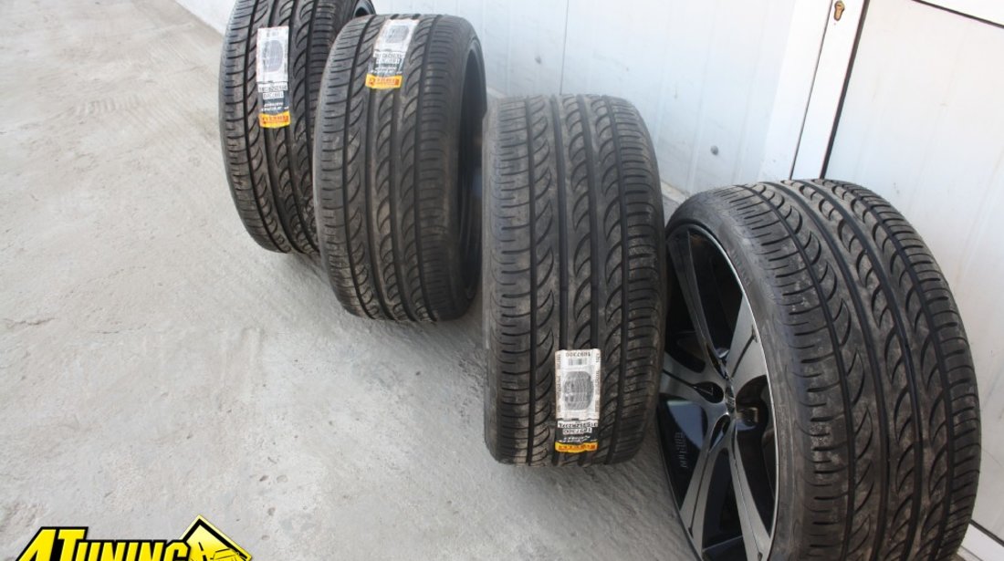 Kit Jante Buran Black Diamond pe 23 Anvelope Pirelli PZERO Nero 315 25zr23