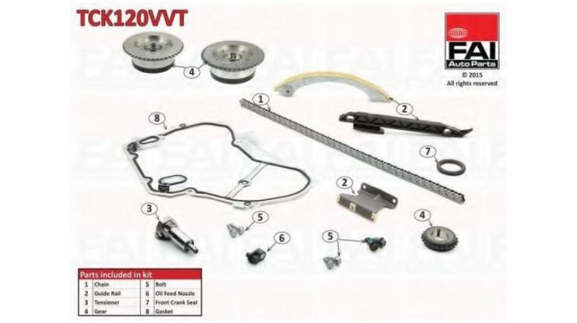 Kit lant distributie Alfa Romeo 159 Sportwagon (939) 2006-2011 #2 TCK120VVT