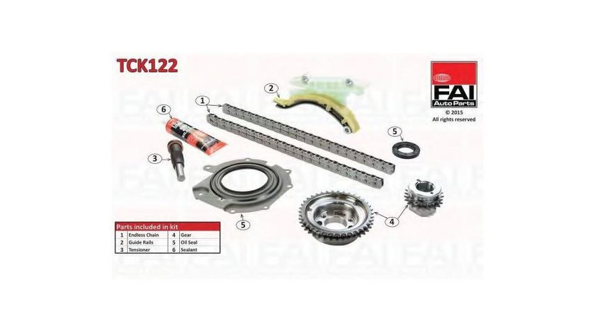 Kit lant distributie Ford FUSION (JU_) 2002-2012 #2 1198056