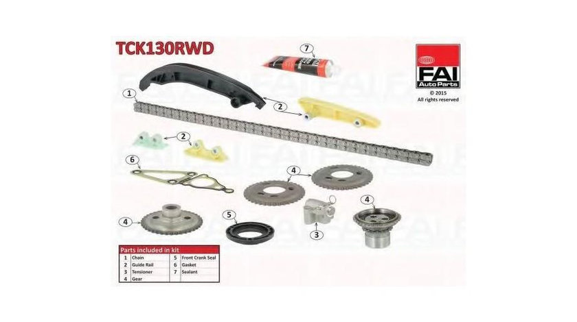 Kit lant distributie Ford TRANSIT bus 2006-2016 #2 TCK130RWD