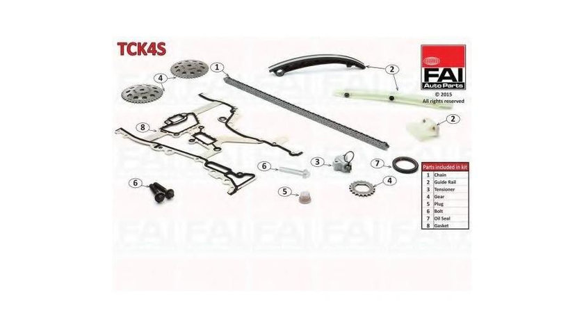 Kit lant distributie Opel AGILA (A) (H00) 2000-2007 #2 0389024K