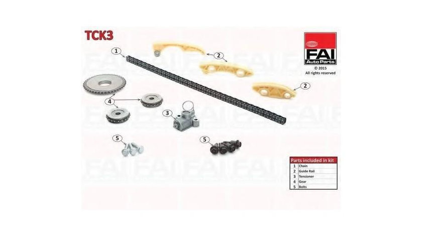Kit lant distributie Opel ASTRA G cupe (F07_) 2000-2005 #2 1006150054