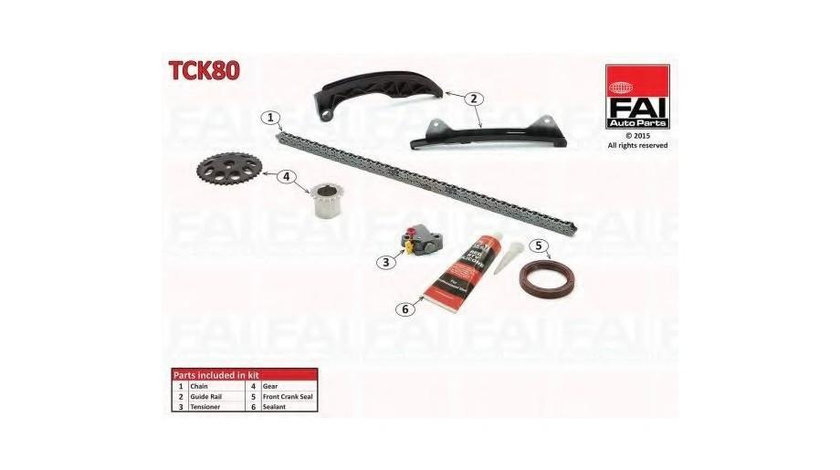 Kit lant distributie Peugeot 107 2005-2016 #2 0816K3