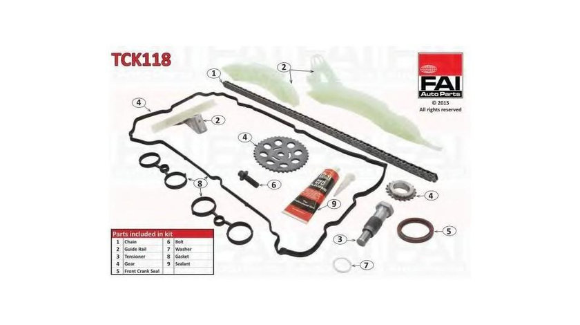 Kit lant distributie Peugeot 207 SW (WK_) 2007-2016 #2 0816H9