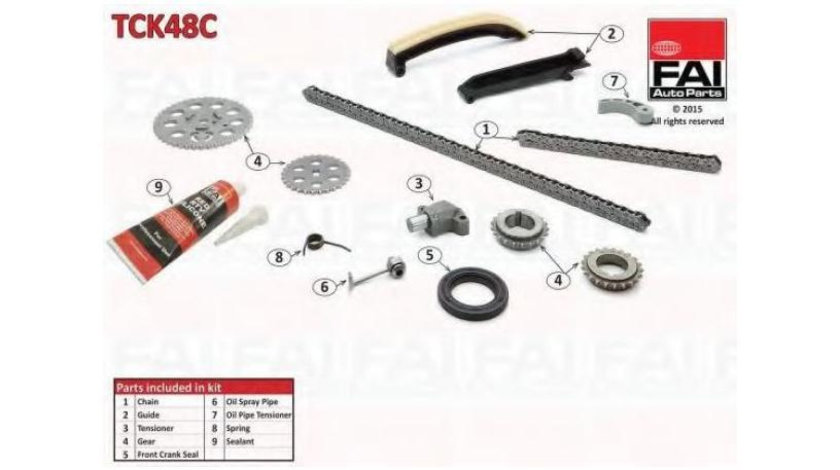 Kit lant distributie Smart CABRIO (450) 2000-2004 #2 0007680V001000000