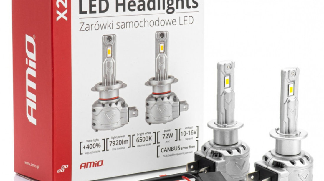 Kit Led H1 Amio X2 Series Canbus 72W 02970