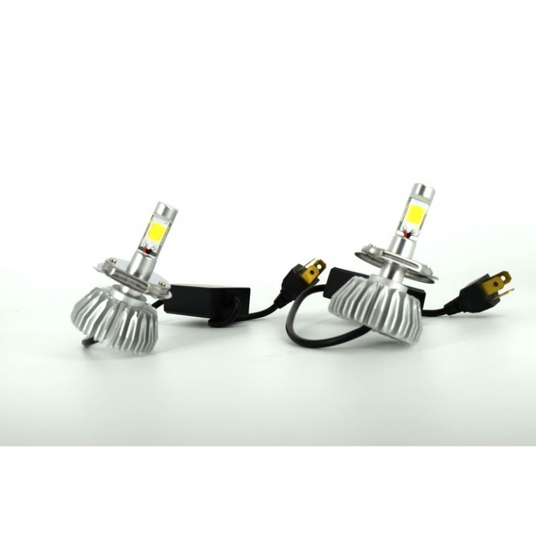 Kit Led H4 Auto Head Light Cree 6000K Silver 25W 2200LM 9-16V