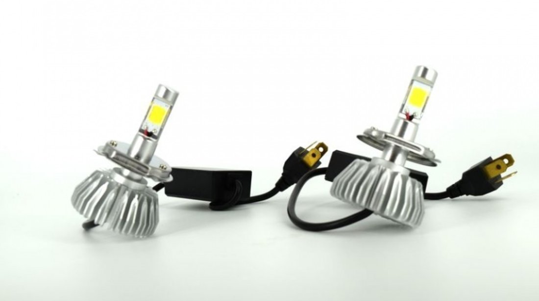 Kit Led H4 Auto Head Light Cree 6000K Silver 25W 2200LM 9-16V