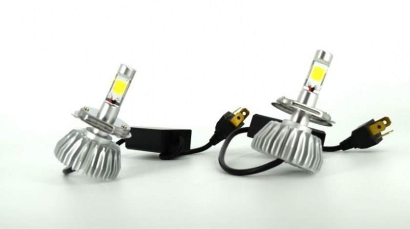 Kit Led H4 Auto Head Light Cree 6000K Silver 25W 2200LM 9-16V