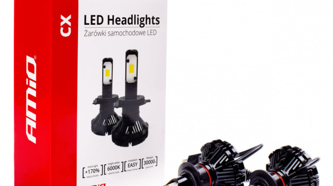 Kit Led H7 Amio CX Series 30W 6000K 01074