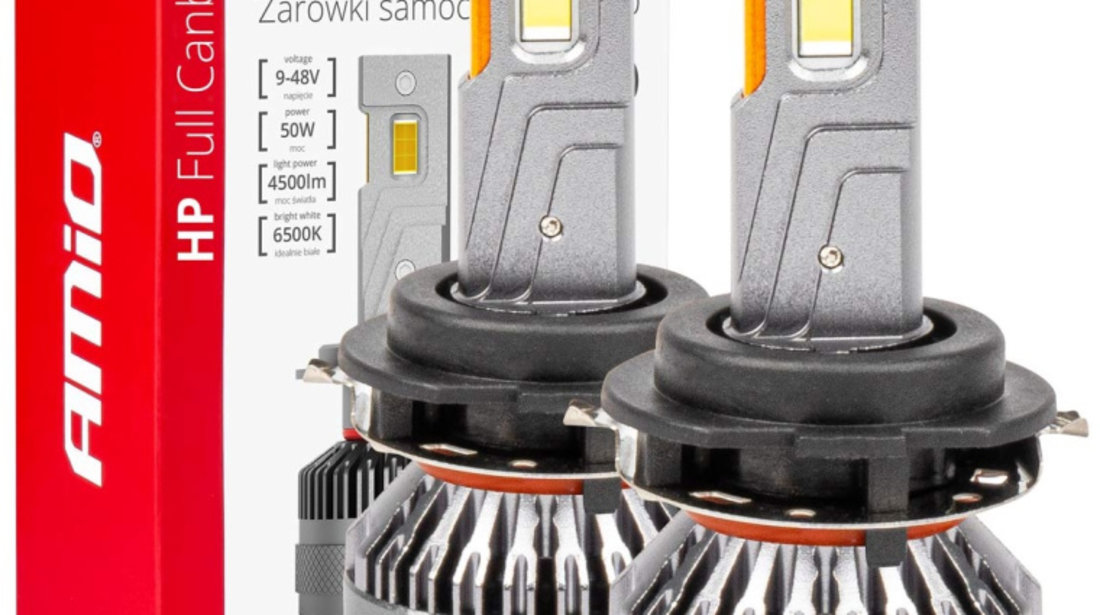 Kit Led H7 Amio HP H7-6 50W 6500K Full Canbus 03676