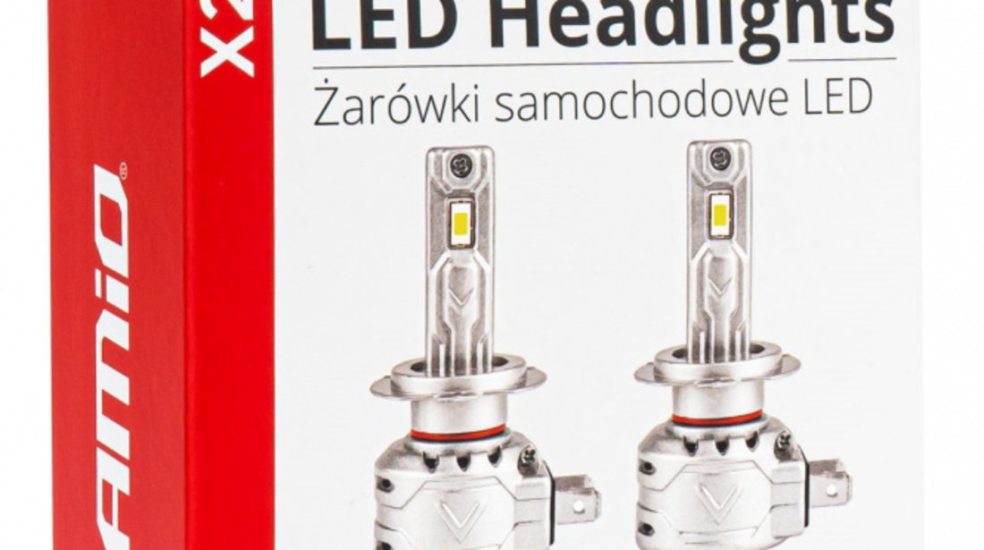 Kit Led H8 / H9 / H11 Amio X2 Series Canbus 72W 02974