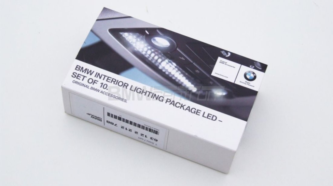Kit LED interior BMW original PN 63122212788