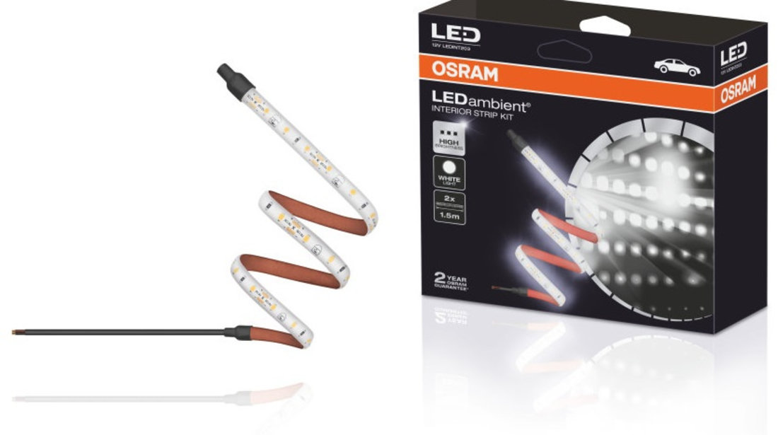 Kit Lumini Ambientale Auto Osram LEDambient Interior Strip Kit LEDINT203