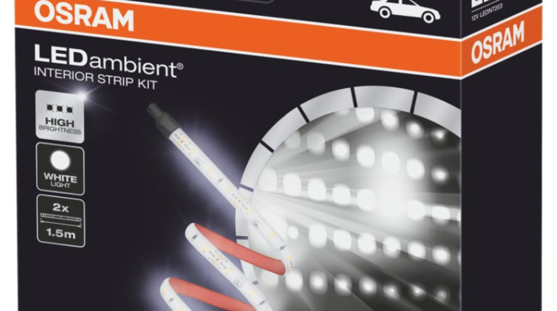 Kit Lumini Ambientale Auto Osram LEDambient Interior Strip Kit LEDINT203