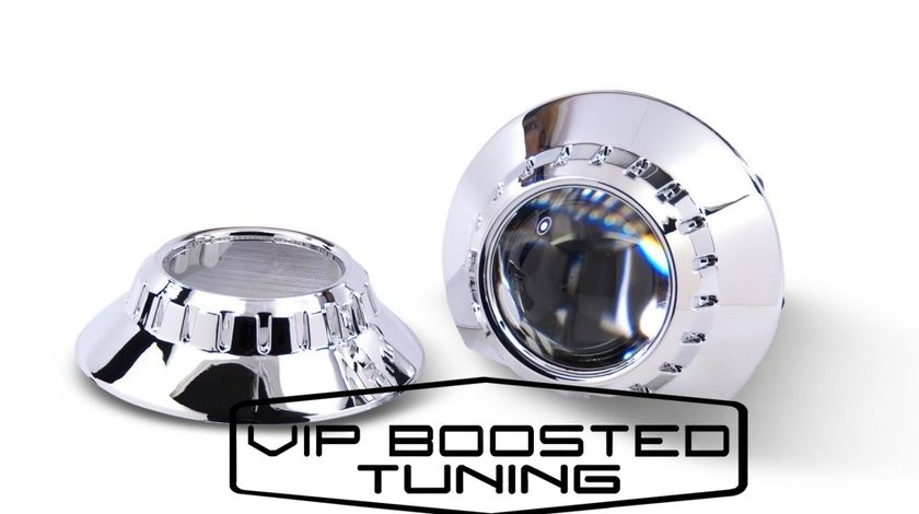 Kit Lupe Bixenon BMW E46 H1 2,5" cu lentila din sticla