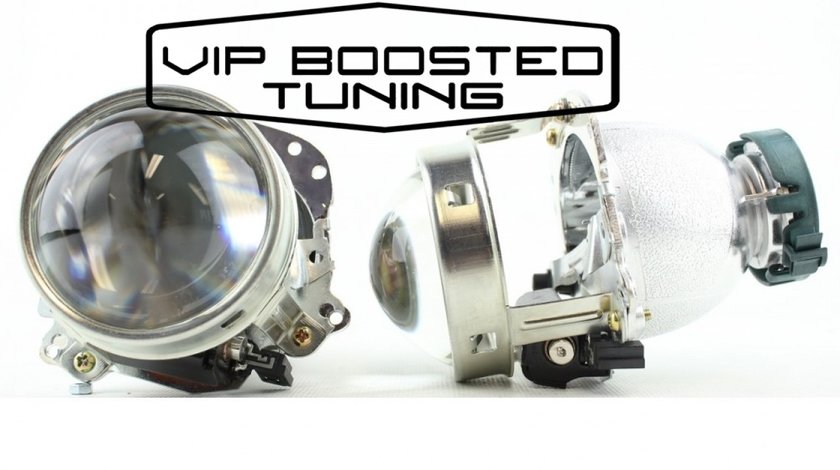 Kit Lupe Bixenon D2S 3" tip Hella Evox-R v2 Audi A6 C6 cu xenon de fabrica
