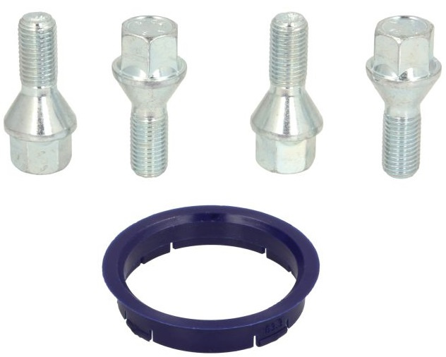 Kit Montaj Jante Aliaj Prezoane + Inele Ghidaj Itwheels ITW49069