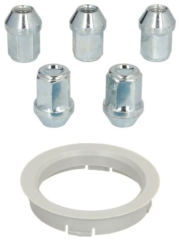 Kit Montaj Jante Aliaj Prezoane + Inele Ghidaj Itwheels ITW49067