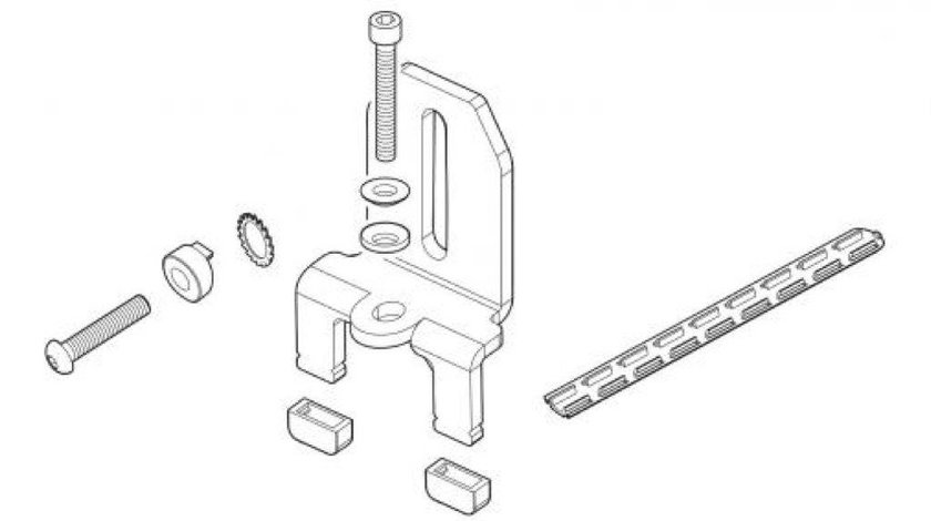 KIT MONTARE BARE PORTBAGAJ DELTA DLFIX204FP 2398 MENABO