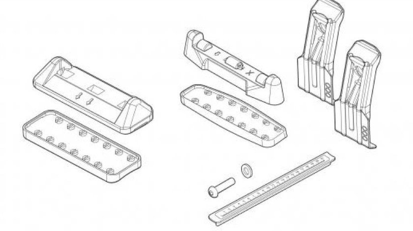 KIT MONTARE BARE PORTBAGAJ DELTA DLKIT01G 2402 MENABO