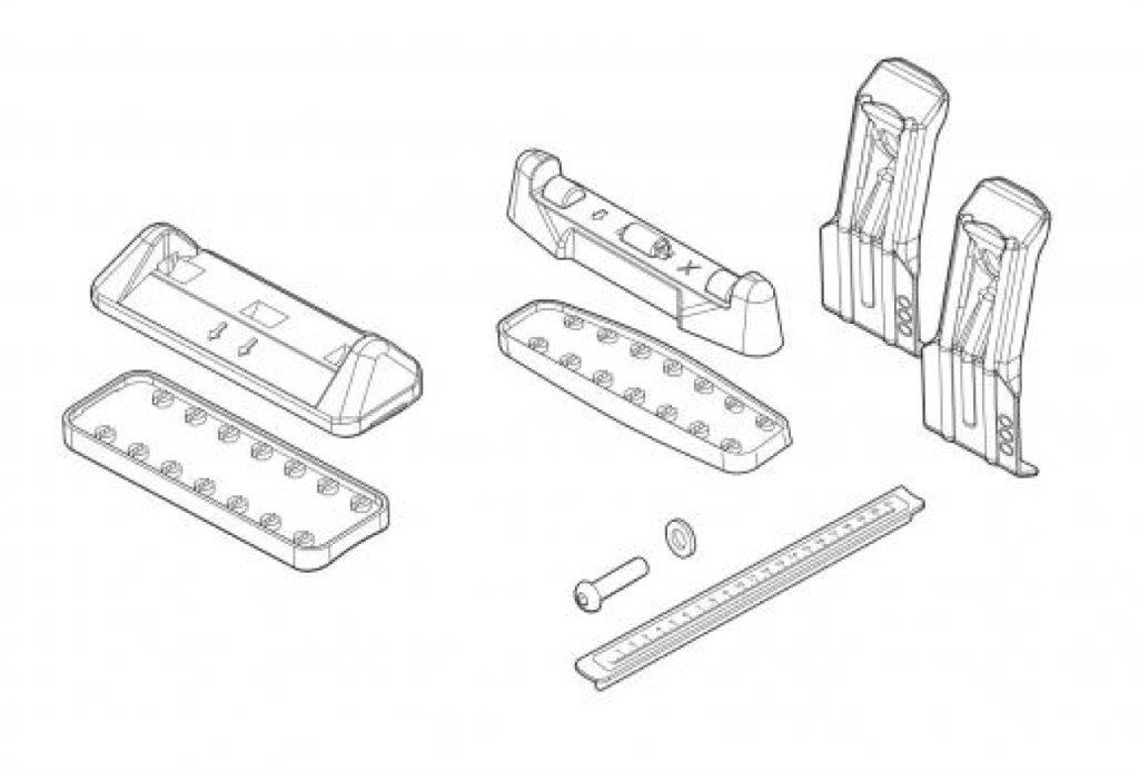 KIT MONTARE BARE PORTBAGAJ DELTA DLKIT03G 2404 MENABO
