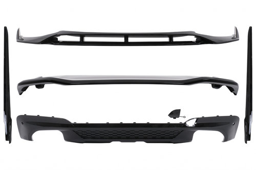 Kit Pachet Exterior Aero Compatibil Cu Bmw X3 G01 2018-2020 M Sport Black Knight Design Negru Lucios...