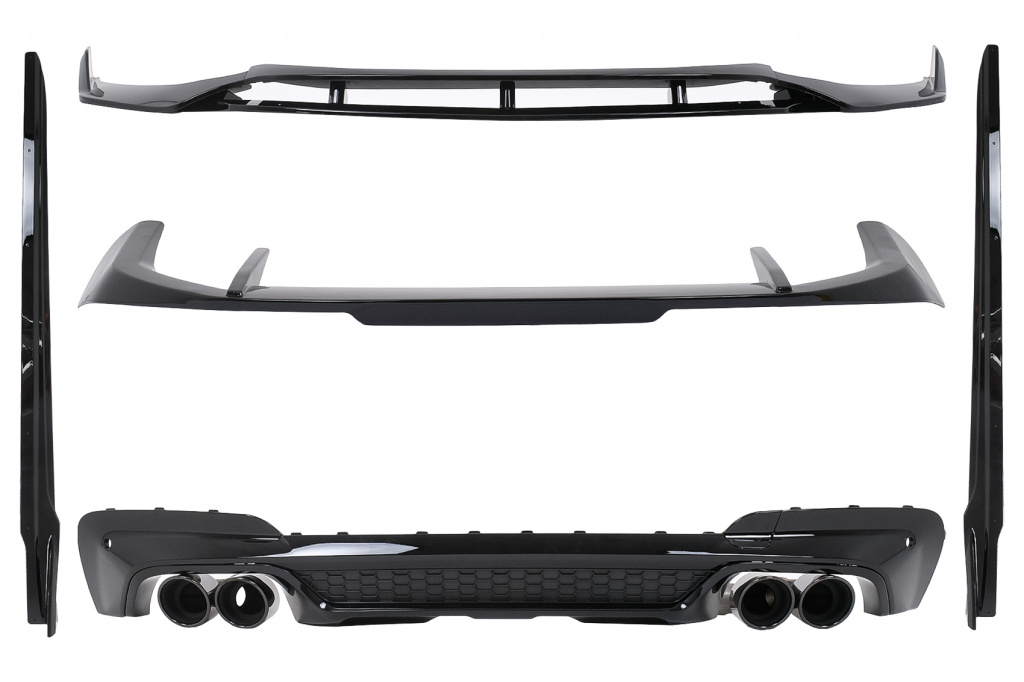 Kit Pachet Exterior Aero Compatibil Cu Bmw X3 G01 2018-2020 M-Tech Black Knight Design CBBMX3G01AEROB