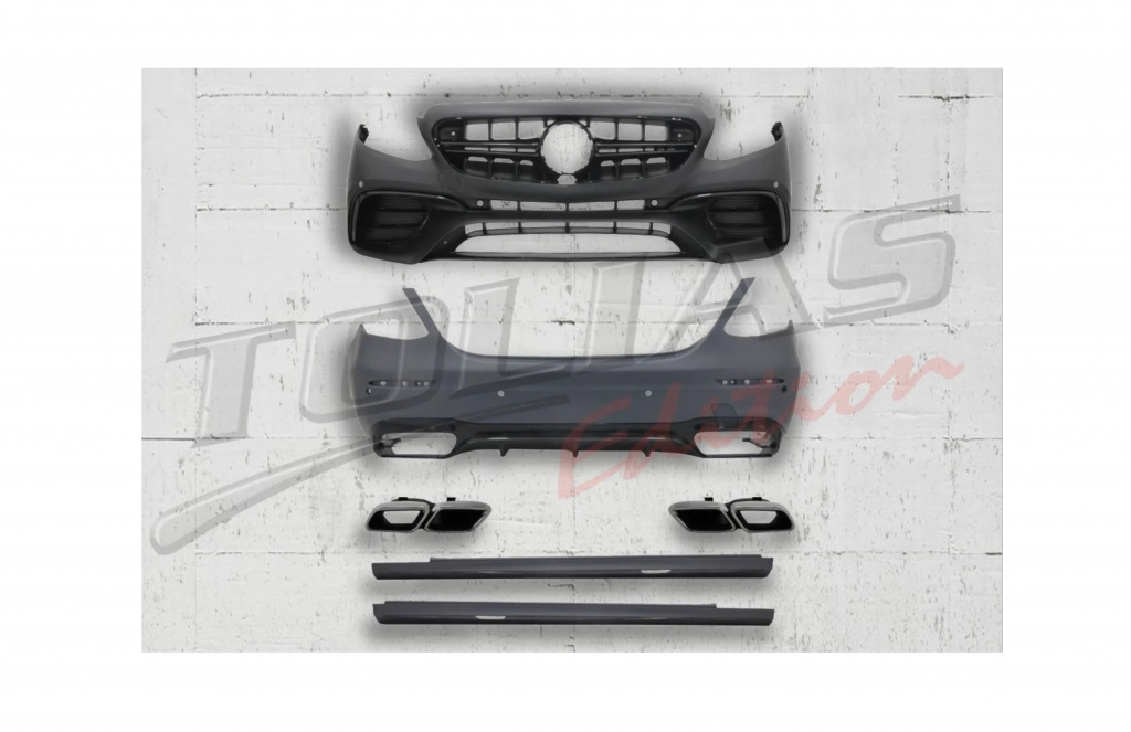 Kit Pachet Exterior Compatibil Cu Mercedes-Benz E-Class W213 2016-2019 E63 Design CBMBW213AMGCBTL