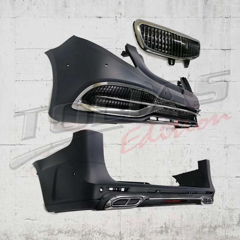 Kit Pachet Exterior Complet Compatibil Cu Mercedes-Benz V-Class W447 2014-2019 2020 Design CBMBW447MBHTL