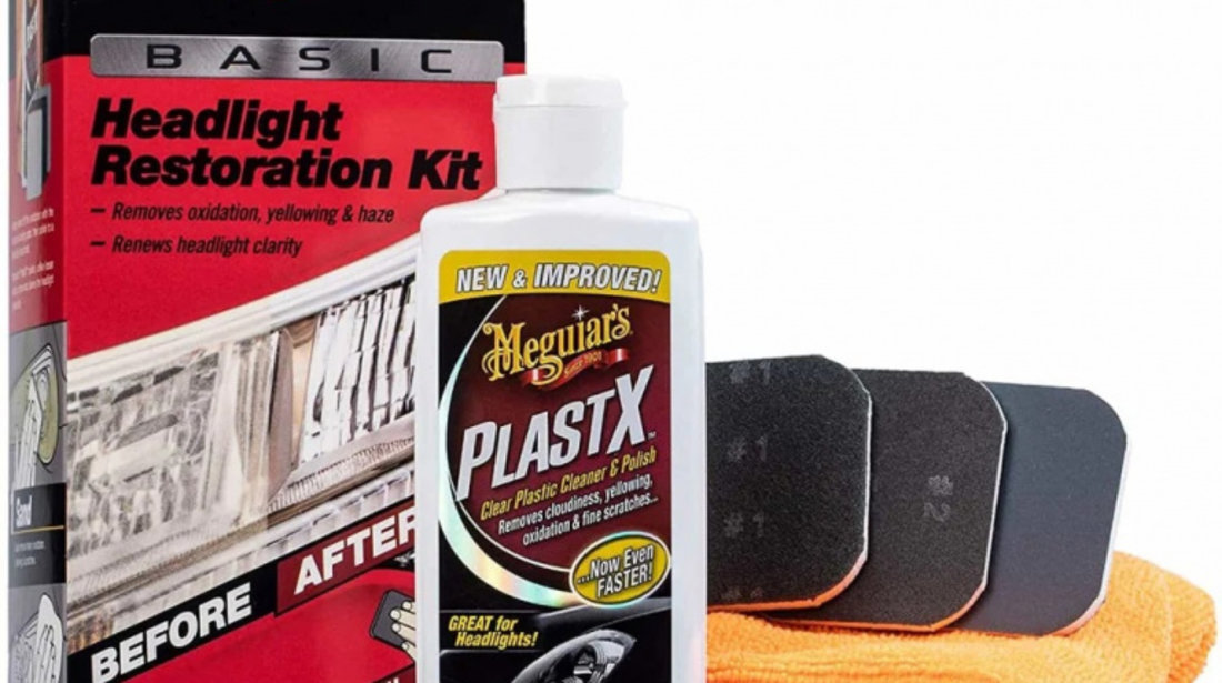 Kit Polish Faruri Meguiar's Basic Headlight Restoration G2960MG