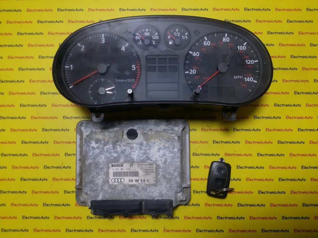 Kit pornire Audi A3 1.9 tdi 0281001694, 038906018AJ, Motor AHF