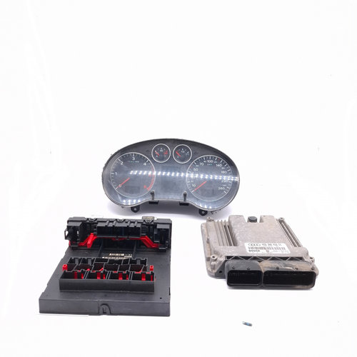 Kit Pornire Audi A3 (8P) 2003-2013 1.9 Tdi Bkc Motorina Calculator Motor Ceas Bord Panou Sigurante 0...