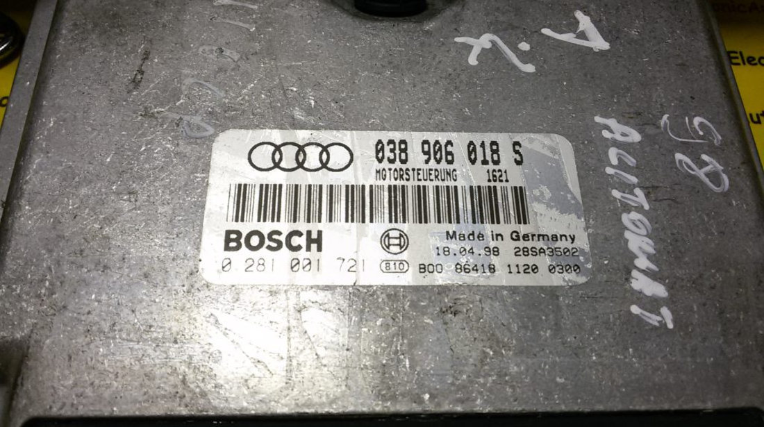 Kit pornire Audi A4 038906018S, 0281001721