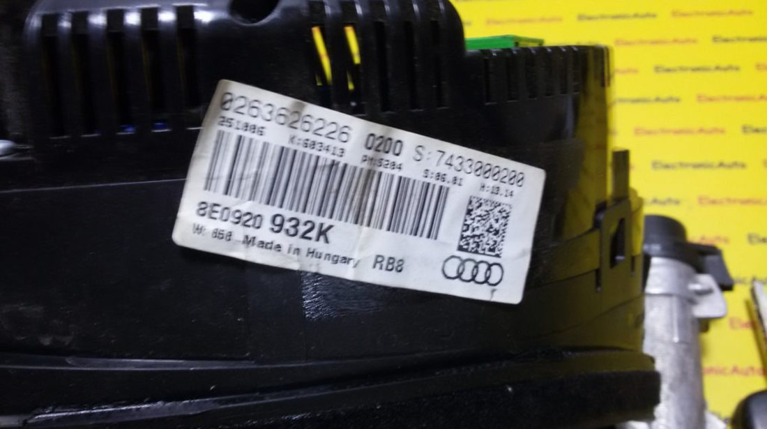 Kit pornire Audi A4 2.0TDI 03G906016KN, 0281013293