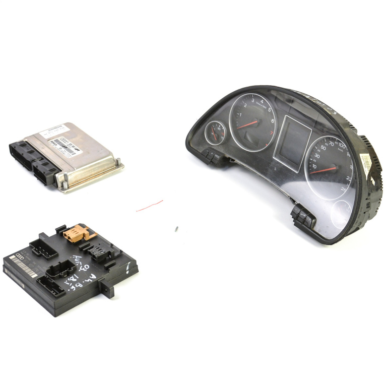 Kit Pornire Audi A4 B6 (8E) 2000-2004 1.8 T Bfb Benzina Calculator Confort Calculator Motor Ceas Bord Chip Cheie 8E0909518Aa, 8E0 909 518 Aa, 8E0 909 518 , 8E0909518 , 8E0909018A, 8E0 909 018 A, 8E0 909 018 , 8E0909018 , 0261207943, 0 261 207 943, 10