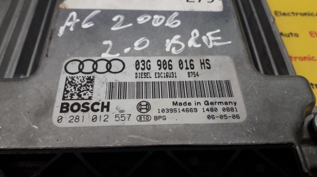 Kit pornire Audi A6 03G906016HS, 0281012557