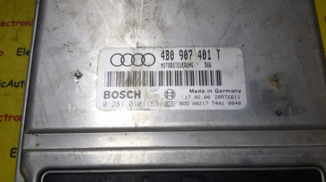 Kit pornire Audi A6 2.5 tdi 0281010153, 4B0907401T